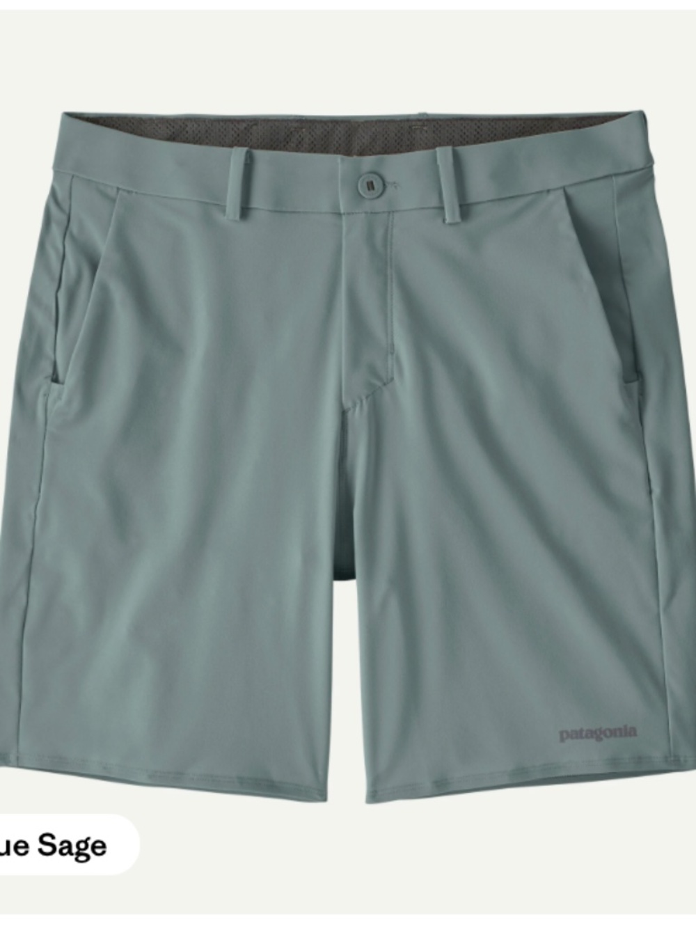 NWT Patagonia Hydropeak Hybrid Walking Shorts 18" Blue Sage Men's Size 33